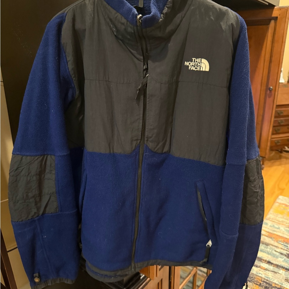 LAST CHANCE North Face Denali Fleece Jacket Men’s Large Blue Full Zip Polartec